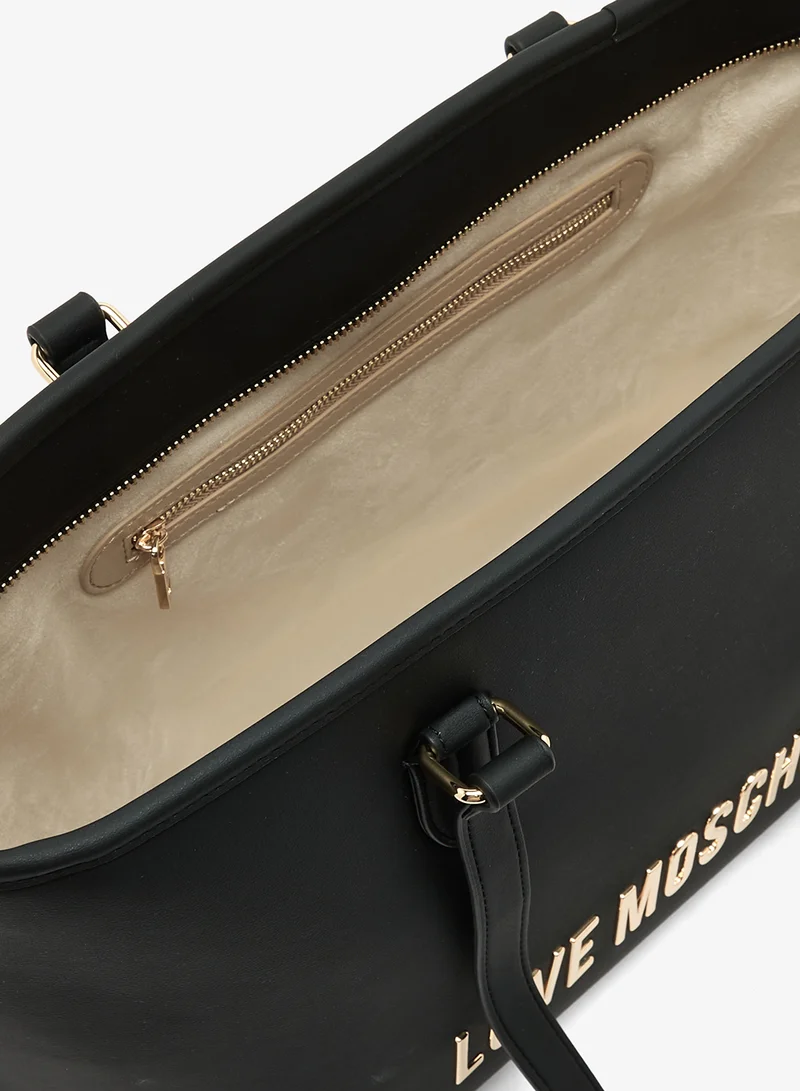 Love Moschino  Bold Love GRS PU Shopper Tote for Women | Best Price UAE